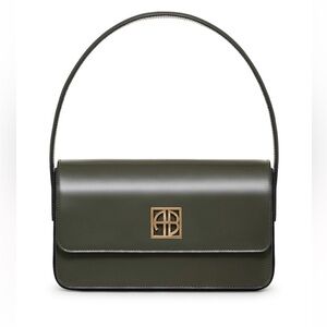NWT and Dust Bag: Anine Bing Elly Shoulder Bag in Green Leather